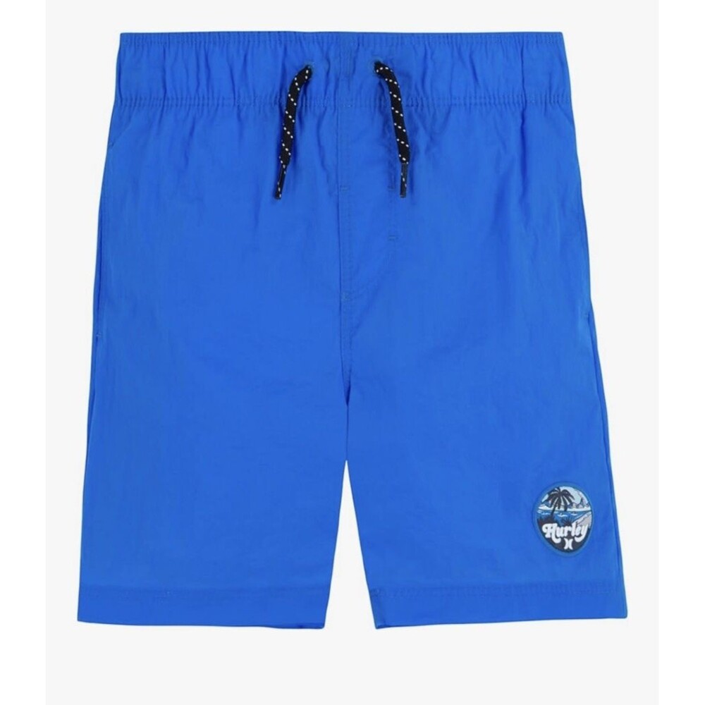 NWT Hurley Youth Hybrid Kids Vibrant Blue Shorts SZ 7 NWT